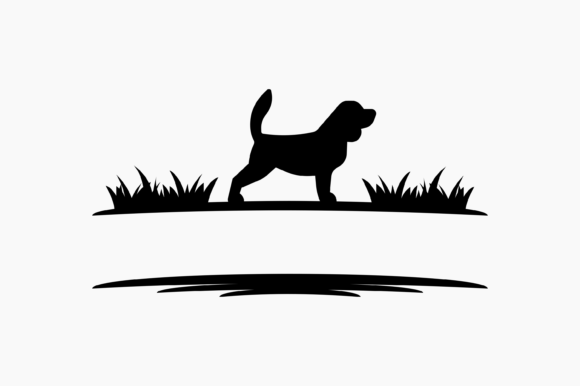Dog Beagle Monogram: Graphics for Crafts & Creative Branding