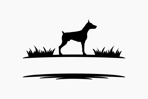Dog Doberman Monogram: Graphics & Crafts Asset Review