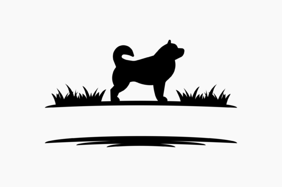 Dog Malamute Monogram: Graphics for Crafts & Digital Sellers