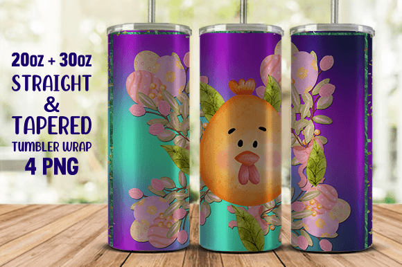 Easter Egg 20oz Tumbler Sublimation Graphics for Crafts