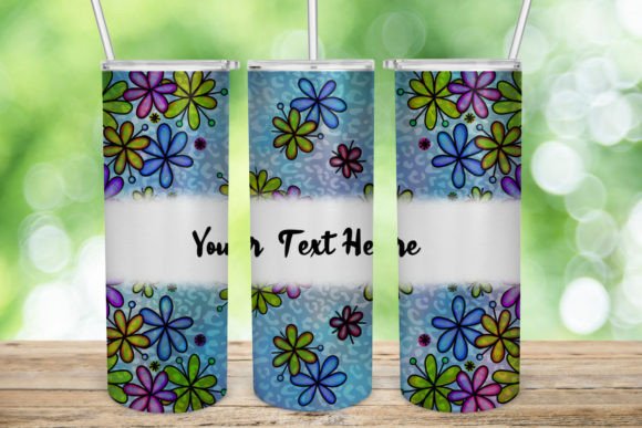 Floral Sublimation Graphics for Crafts
