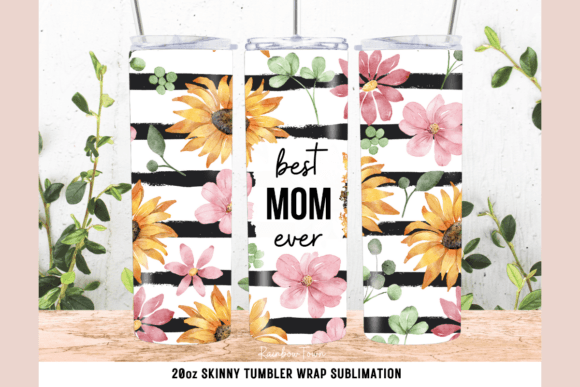 Mother’s Day Skinny Tumbler Wrap: Graphics for Crafts Sellers