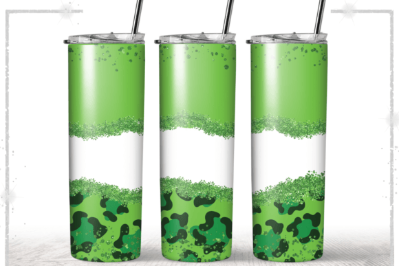 St Patricks Day Leopard 20oz Tumbler Graphics & Print Templates
