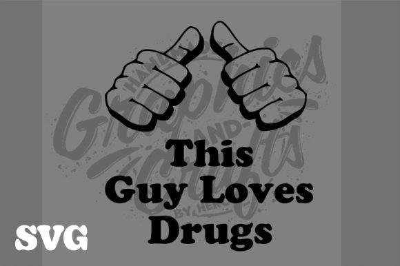 T-Shirt SVG Template, This Guy Loves Dru: Graphics & Crafts